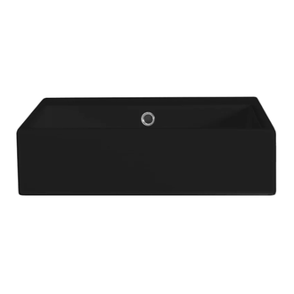 Nic-Design Умивальник підвісний Nic Design Cool з переливом 50.5х45x12.5 см, чорний глянець (001246008)
