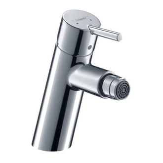 Смеситель для биде, однорычажный Hansgrohe Talis S (цвет - хром), с донным клапаном (32240000) фото 1 Aquada.com.ua