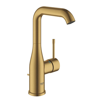 Змішувач для умивальника Grohe Essence New L-Size з донним клапаном, brushed cool sunrise (24174GN1)