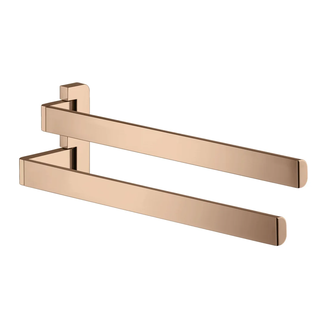 Двойной полотенцедержатель 409 мм Axor Universal Accessories, полированное красное золото (42821300) фото 1 Aquada.com.ua