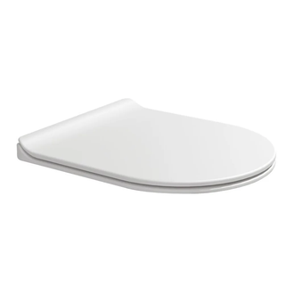 Кришка для унітазу Flaminia Link Slim soft-closing, петлі швидкознімні, latte milky white matt (LKCW09) (LKCW09LAT)