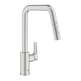 Grohe Eurosmart кухонный смеситель, сталь (30619DC0) (30619dc0)