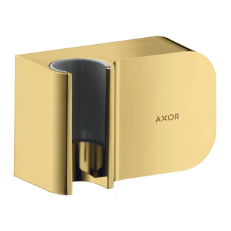 Шланговое під'єднання Axor Fixfit Porter One з власником, polished gold optic (45723990)