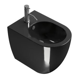 Биде напольное Catalano Sfera, чёрный глянцевый (1BIC52NE) фото 1 Aquada.com.ua