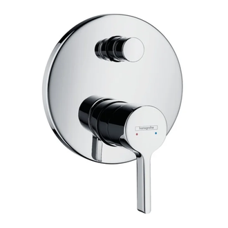 Смеситель однорычажный для ванны и душа Hansgrohe Metris S (цвет - хром) (31465000) фото 1 Aquada.com.ua
