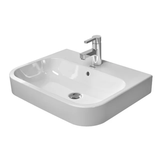 Раковина Duravit Happy D.2 60х46 см (шлифованная) (2315600000) фото 1 Aquada.com.ua