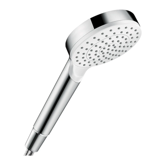 Лейка для душа Hansgrohe Crometta EcoSmart (цвет - хром/белый), 1 вид струи (26333400) фото 1 Aquada.com.ua