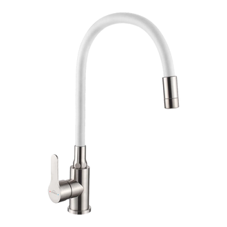 Invena Ksanti Змішувач кухонний, inox (BZ-37-i02)