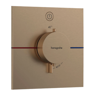 Термостат на 1 потребитель Hansgrohe ShowerSelect Comfort E (цвет - шлифованная бронза) 15571140