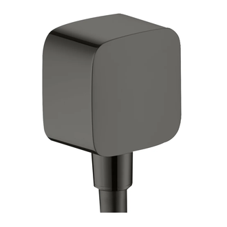 Шланговое подсоединение Hansgrohe Fixfit (цвет - шлифованный чёрный хром) (26457340) фото 1 Aquada.com.ua