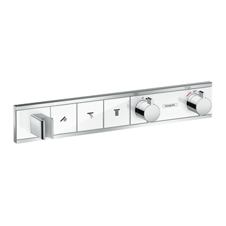 Термостат, скрытого монтажа, на 3 потребителя Hansgrohe RainSelect (цвет - хром/белый) (15356400) фото 1 Aquada.com.ua