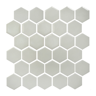КОТТО КЕРАМІКА Мозаїка HEXAGON H 6014 Light Grey 295х298х9 Кераміка Лео УКРАЇНА