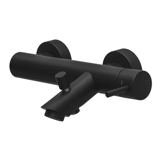 Смеситель для ванны Paffoni Light (цвет - чёрный матовый) (LIG022NO) фото 1 Aquada.com.ua