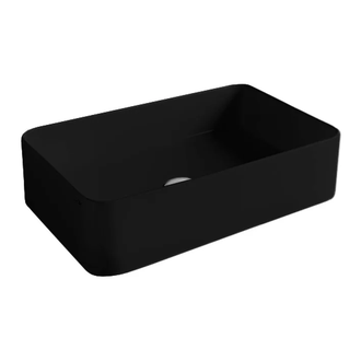 Nic-Design Умивальник на стільницю Nic Design Semplice 60х37х16 см, чорний глянець (001383008)