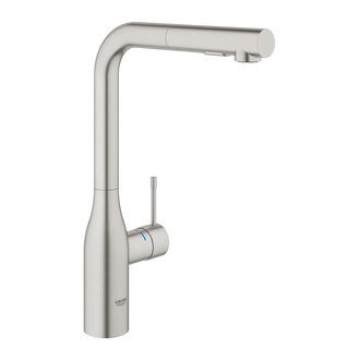 Смеситель для кухни Grohe Essence (цвет - сталь) (30270DC0) фото 1 Aquada.com.ua