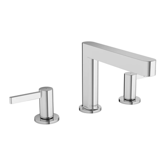 Смеситель для раковины Hansgrohe Finoris (цвет - хром), с донным клапаном Push Open (76033000) фото 1 Aquada.com.ua