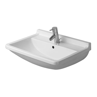 Раковина Duravit Starck 3 55х43 см (0300550000) фото 1 Aquada.com.ua