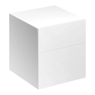 Шкафчик Geberit Xeno², с двумя выдвижными ящиками 450 х 462 см, белый глянцевый (500.504.01.1) фото 1 Aquada.com.ua
