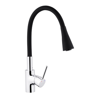 Kroner Küche C031BLK, змішувач кухонний хром (CV024338)