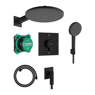 Hansgrohe Raindance Alive S 300 Душова система, чорний мат (24630670)