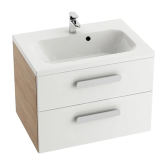 Шафка під умивальник SD 600 CHROME II cappuccino-white, RAVAK (X000000919)