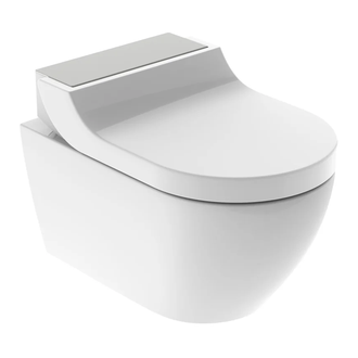 Подвесной унитаз-биде Geberit AquaClean Tuma Comfort (cталь нержавеющая матированная) (146.294.FW.1) фото 1 Aquada.com.ua