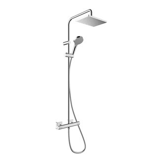 Душевая система с термостатом Hansgrohe Vernis Shape (цвет - хром) (26286000) фото 1 Aquada.com.ua