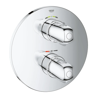 Grohe Grohtherm 1000 Термостат для душа со встроенным преключателем на 2 положения (19985000) фото 1 Aquada.com.ua