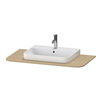 Консоль с 1 одним вырезом Duravit Happy D.2 Plus 100 х 55 см, дуб средиземноморский (HP031E07171) фото 1 Aquada.com.ua