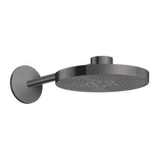Верхній душ Axor One 280 2jet з тримачем, Brushed Black Chrome (48492340)