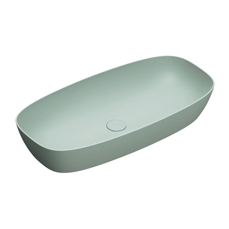 Раковина накладная на столешницу Catalano Green Lux Сolori 40 х 80 х h14 см, цвет - зелёный матовый 180APGRLXVS