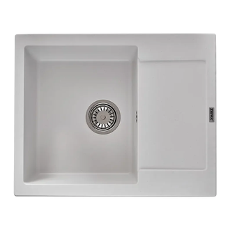 Мийка Zerix ZS-6250S-01 White (ZX4587)