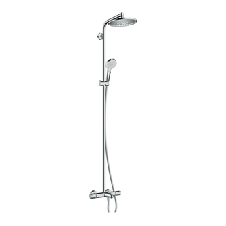 HANSGROHE Hansgrohe Душевая система для ванны Crometta S 240 Showerpipe (27320000) фото 1 Aquada.com.ua