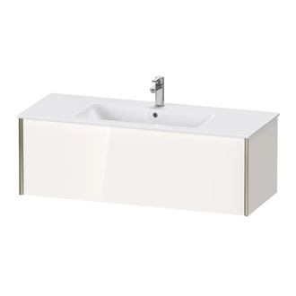 Тумба подвесная под раковину Duravit XViu 121 x 48 см, белый глянцевый (XV40280B122) фото 1 Aquada.com.ua