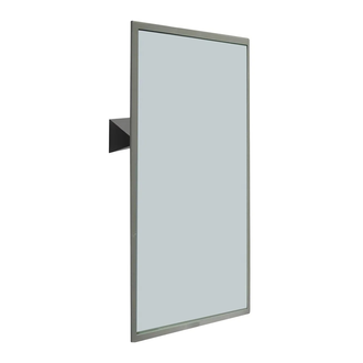 Дзеркало відкидне NOFER для людей з інвалідністю 70x50 см, Satin (08023.S)