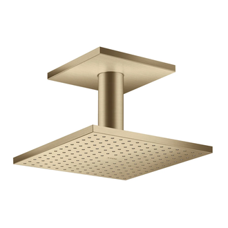 Верхний душ 250 х 250 мм Axor ShowerSolutions (цвет - матовая бронза), 2 вида струи (35312140) фото 1 Aquada.com.ua