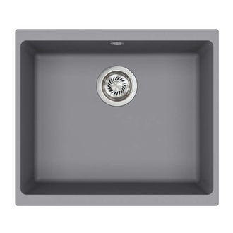 Helika Forma SQF103 мийка сіра (SQF103Alumetallic-202)