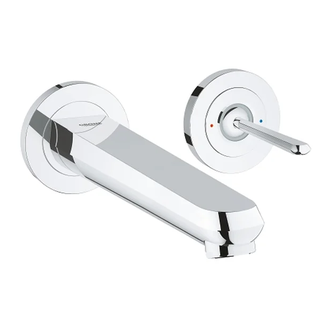 Змішувач для раковини на два отвори Grohe Eurodisc Joy L-size (19969000)