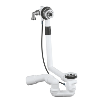 Сифон для ванни без комплекту верхньої монтажної частини GROHE Talentofill (28990000) напівавтомати