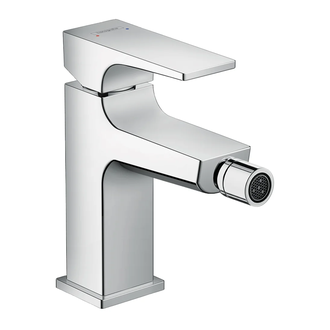 HANSGROHE Смеситель для биде однорычажный со сливным гарнитуром, хром Metropol (32520000) фото 1 Aquada.com.ua