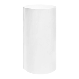 Nic-Design Умивальник окремо стоячий Nic Design Ovvio 45х85 см без переливу, зі зливом у стіну, білий матовий (001455003)