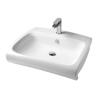 ARTCERAM Раковина Art Ceram Hi-line 60x51.5 накладная/подвесная (HIL002 01; 00) фото 1 Aquada.com.ua