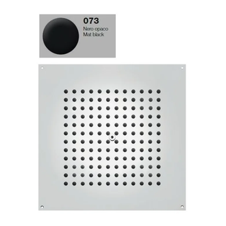 Верхній душ Bossini  DREAM-CUBE для підвісної стелі 37x37сm, mat black (H38381000073016)