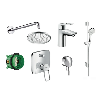 Набор смесителей для душа 7-в-1 Hansgrohe Logis (цвет - хром) (71264111) фото 1 Aquada.com.ua