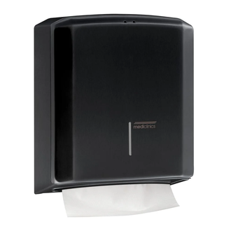 Тримач паперових рушників в пачках Mediclinics Wall Mounted, чорний матовий (DT2106B)