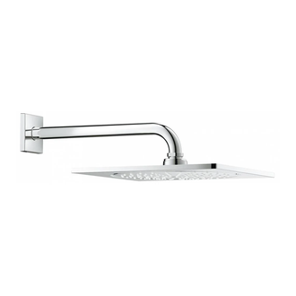 Grohe Rainshower F-Series 10 Верхний душ с душевым кронштейном 286 мм, 1 режим струи (26070000) фото 1 Aquada.com.ua
