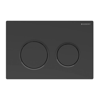 Geberit Omega 20 Клавіша змиву, чорний матовий (115.085.16.1)