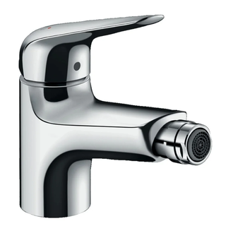 HANSGROHE Смеситель для биде 70, однорычажный, со сливным гарнитуром, хром Novus (71142000) фото 1 Aquada.com.ua