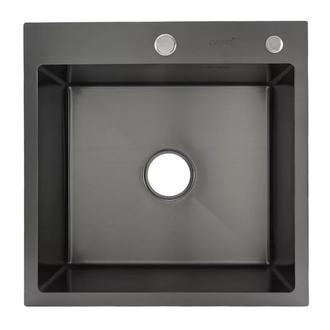 GAPPO GS5050-6 кухонна мийка, чорна (GS5050-6)