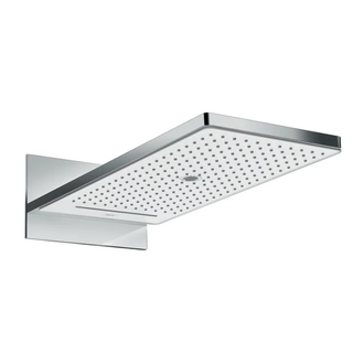 Верхний душ Hansgrohe Rainmaker Select 580 3jet (цвет - хром/белый) (24011400) фото 1 Aquada.com.ua